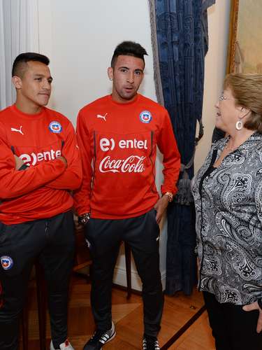Así fue el encuentro de la Selección con la Presidenta Bachelet.