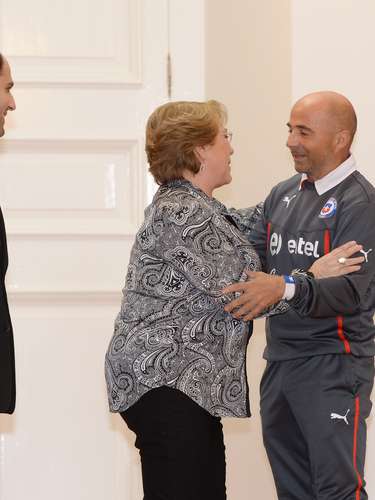 Así fue el encuentro de la Selección con la Presidenta Bachelet.