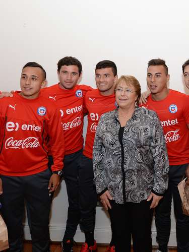 Así fue el encuentro de la Selección con la Presidenta Bachelet.