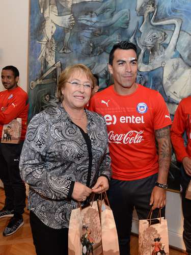 Así fue el encuentro de la Selección con la Presidenta Bachelet.