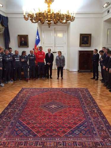 Así fue el encuentro de la Selección con la Presidenta Bachelet.
