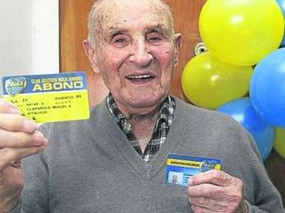 Adiós a Miguel, el socio número 1 de Boca, que falleció a los 104 años Foto: Web