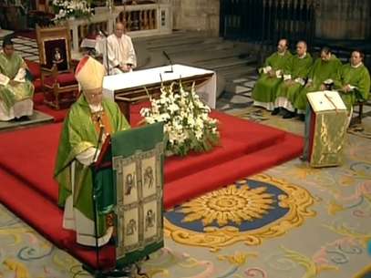  The celebracioin of the Eucharist, in the 2. Photo: RTVE 