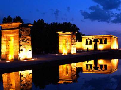 Templo Debod Foto: Cortesía Skyscanner Templo Debod Foto: Cortesía Skyscanner