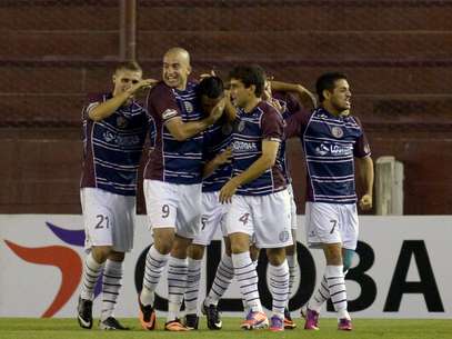 Lanús eliminó a Libertad y es el segundo finalista de la Copa Sudamericana. Foto: AFP