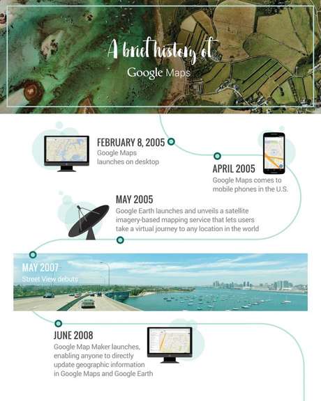 El 8 de febrero de 2005 nace Google Maps. Foto: Google
