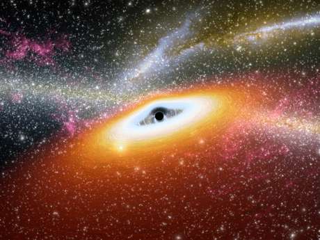 The black hole was discovered by a glob   al team of scienti & # XED; tists led by Xue-Bing Wu, University of Pek & # xed; n, China, as part of a project, Sloan Digital Sky Survey. Image of pictures Download & # XF3; n. Photo: Getty Images / File 