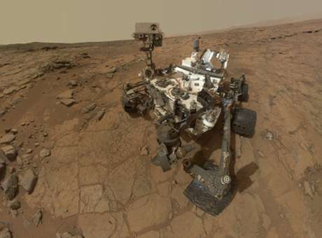 The robot Curiosity on the surface of Mars Photo: Getty Images / NASA