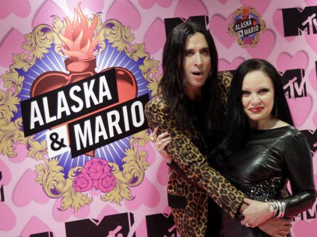 Alaska y Mario, durante la presentación de la tercera temporada de su 'reality'. Foto: MTV
