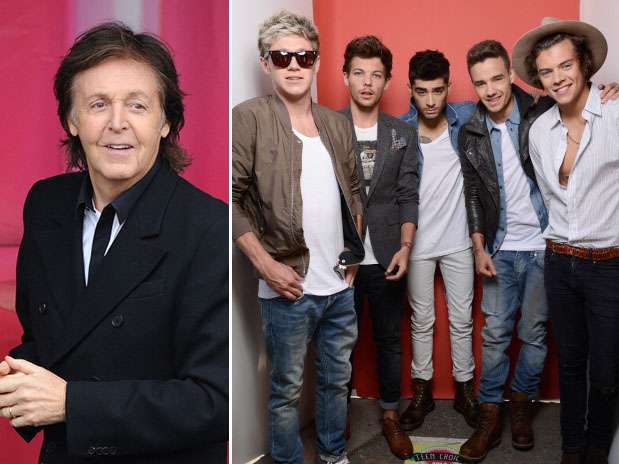 Paul McCartney / One Direction Foto: Getty Images